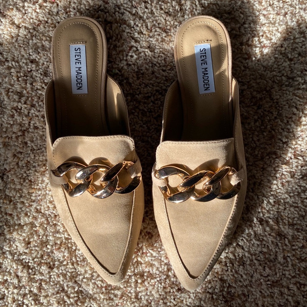 Steve Madden Finn in Tan Suede, size 9.5